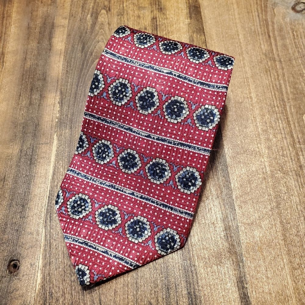 Mark Alexander All Silk Geometric Tie